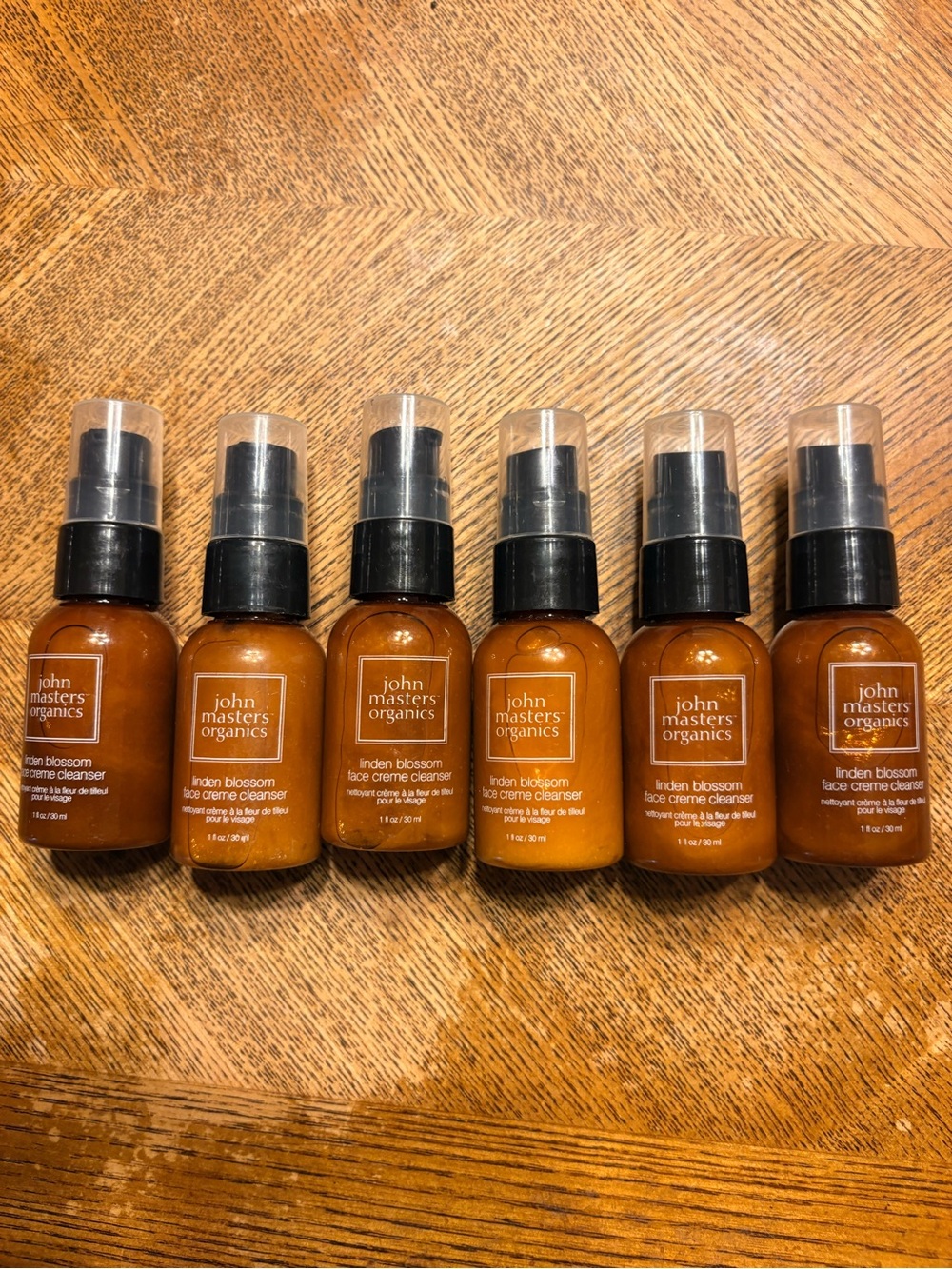John Masters Organics Linden Blossom Face Creme Cleanser - 6 travel-sized spray